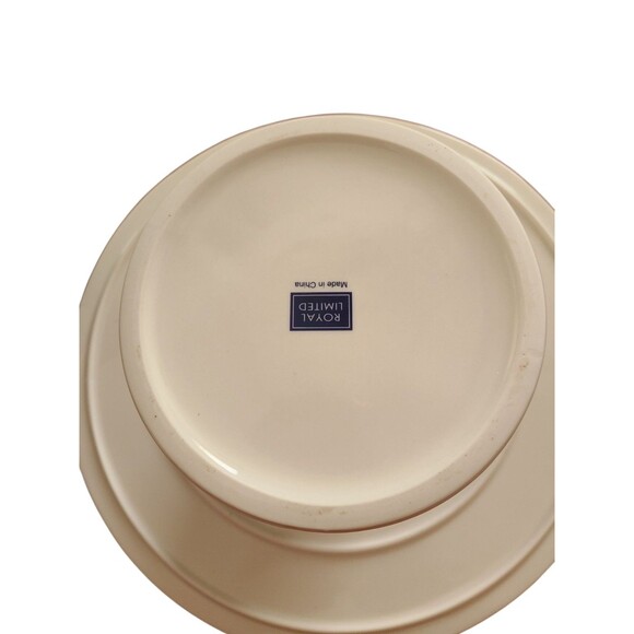 Royal Limited Chintz Roses Porcelain Pedestal Cake Stand Vintage Shabby Chic - Picture 5 of 8